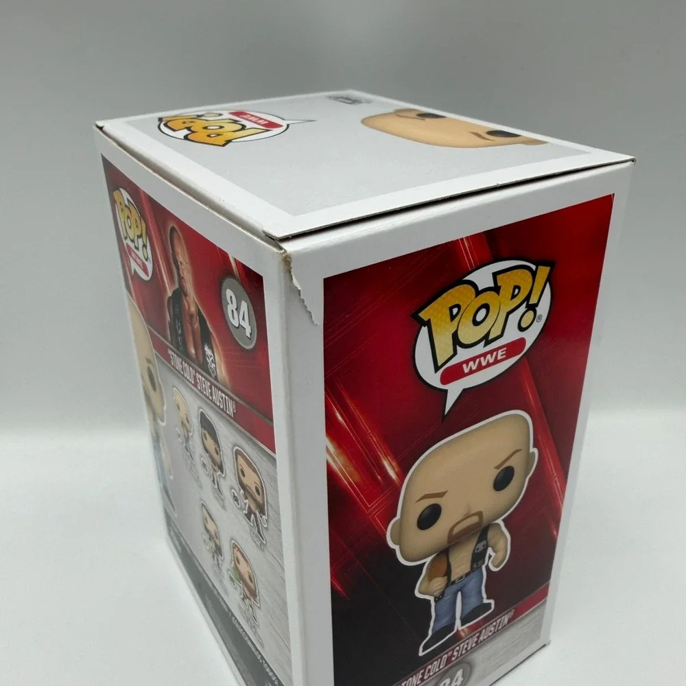 Funko Pop WWE Stone Cold Steve Austin 84 Vinyl Figure Wrestling 3:16 Vest